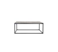 WOMO-DESIGN Table d'Appoint Rectangulaire - 120x60x46 cm - Gris - Tableau en Bois de