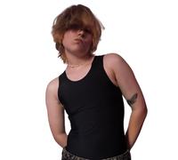 Wonababi Ceinture de natation, ceinture de poitrine transgenre à enfiler, débardeur de maillot de bain pour FTM et queer