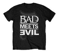 wonang Bad Meets Evil - Unisex T- Shirt - Logo - Cotton M