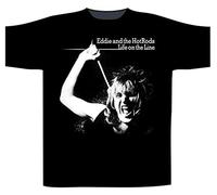 wonang Eddie and The Hot Rods-Life on The Line -XL T-Shirt XL