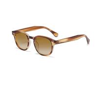WONAVEHY Lunettes de soleil unisexes rétro pour homme et femme style pirate Captain Johnny Depp Style vintage rond lunettes de soleil teintées pour homme et femme