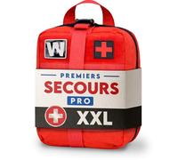 WONCROW | Trousse de Secours Complete + Matériel Inédit - Pharmacie de Voyage Randonnée Camping Voiture - Equipement Militaire Kit de Survie Couverture de Survie Aspire Venin Garot Tourniquet