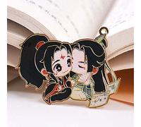 WONCT Marque-Page Anime Mo Dao Zu Shi, Marque-Page Creux en métal de Style Chinois, Grand maître du Marque-Page démoniaque Wei Wuxian(E)