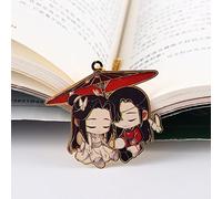 WONCT Marque-Page Anime Mo Dao Zu Shi, Marque-Page Creux en métal de Style Chinois, Grand maître du Marque-Page démoniaque Wei Wuxian(C), (AMIM206NJPFR)