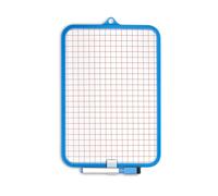 Wonday Ardoise Blanche Cadre Couleur 18,5 X 26 Cm + Marqueur+Brosse