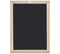WONDAY - Ardoise en Bois, 2 faces Unies, (l) 260 x (h) 341 mm, Noir
