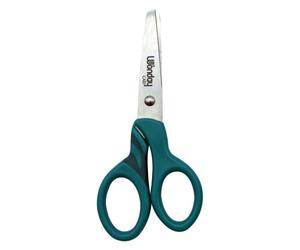 WONDAY Blister ciseaux CAID droitier 13 cm pour enfant lame inox, bouts arrondi et gachette anti-glisse