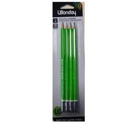 Wonday Blister De 4 Crayons Papier Graphite Bout Trempé Hb