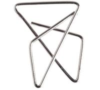 WONDAY Boîte 100 attaches géantes en acier nickelé 30 x 40 mm