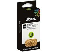 Wonday Boite De 100g Elastique Bracelets Caoutchouc 100 X 1,8 Mm Blond
