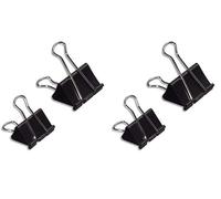 WONDAY Boîte de 12 pinces double clip largeur 41 mm capacité 20 mm (Lot de 2)