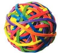 WONDAY Boules d'élastiques 70 g Fluo Assortis