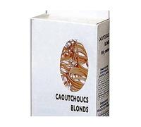 Bracelets caoutchouc, 180 x 10 mm, 100 g, nature