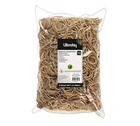 Bracelets caoutchouc, nature, 80 mm, sac kilo