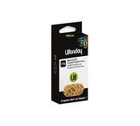 WONDAY Bracelets Caoutchouc, Nature, 60 mm, Carton de 100 g Noir