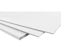 WONDAY Carton mousse epaisseur 5 mm format A4 21 x 29,7 cm Blanc