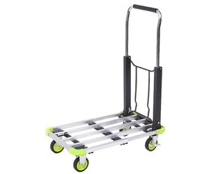WONDAY Chariot Pliable en Aluminium, Capacité 100 kgs, Plateau Extensible 50 à 72,5cm