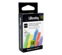 Craies de couleur - Anti-poussière - Facile à effaceur - Pour ardoise et tableau noir - 10 teintes Noir