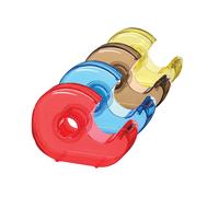 Wonday Dévidoir escargot en plastique pour ruban adhésif 19 mm x 33 m - Coloris assortis