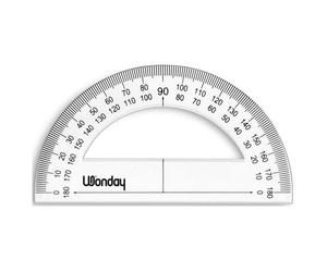 Wonday Fte850062 Rapporteur Plastique Demi-Cercle