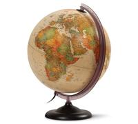WONDAY Globe terrestre lumineux 30 cm "First" Antique