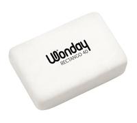Wonday Gomme En Plastique Rectango 40, Blanc