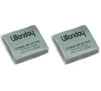WONDAY - Gomme modelable "Mie De Pain", 38 x 34 x10 mm (Lot de 2)