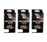 WONDAY Lot de 3 Boites de 100g de bracelets caoutchouc 100 x 8 mm