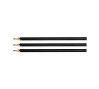 Wonday Lot De 3 Crayons Papier Graphite Bout Tranche Corps Gris Héxagonal Dureté 2b