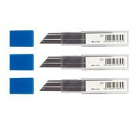 Wonday Lot De 3 Etuis De 12 Mines Graphite 0,7mm Hb