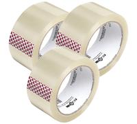 Wonday Lot De 3 Rouleaux D'adhesif Transparent 50 Mm X 66 M