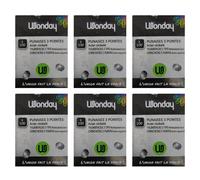 Wonday Lot De 6 Boites De 100 Punaises 3 Pointes Acier Nickelé