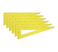 WONDAY Lot de 6 Equerres à Tableau en Bois Magnétique 60 cm Jaune