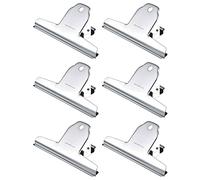 WONDAY Lot de 6 Sachets 1 Pince à Dessin "spring clip" Métal Largeur 144 mm