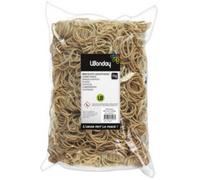 Wonday Papeterie - Fournitures Wonday Bracelets Caoutchouc Larges, Nature, 200 X 10 Mm, Sac 228329