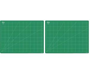WONDAY Plaque, Tapis de Découpe A2 600 x 450 mm, Auto-Cicatrisant, Vert (Lot de 2)