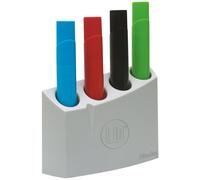 Wonday Porte-marqueurs magnétique rectangulaire - Gris