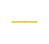 WONDAY Règle pour tableau 1 m en bois laqué Jaune
