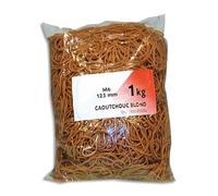 WONDAY Sac de 1kg d'élastique en caoutchouc blond étroit 80 x 1,8 mm