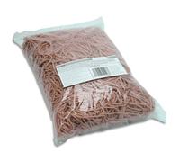 WONDAY Sac de 1kg d'élastique en caoutchouc blond large 90x6mm