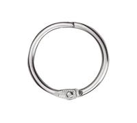 Wonday Sachet de 10 anneaux brisés en métal, diamètre 25 mm