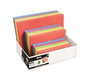 WONDAY - Set de 150 pochettes à fermeture velcro- 3 Tailles assorties - 5 Couleurs assorties
