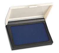 WONDAY Tampon encreur réencrable ABS, pour timbre caoutchouc ou résine L10 x P7,5 cm encre Bleu