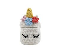 WONDEE Coque Airpods 1 et 2 avec intérieur en Silicone et Crochet en Forme de Licorne WFNAIR026