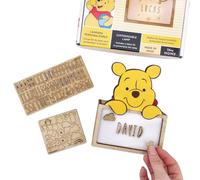 WONDEE Disney Veilleuse Bebe et Enfant Personnalisée Winnie l'Ourson, Créez votre design à la maison avec lettres et dessins - Lampe Winnie ThePooh, Cadeau Bapteme et Bebe Naissance Personnalisé