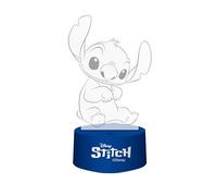 WONDEE Disney Veilleuse Lampe Stitch 3D Magique avec Télécommande et 16 Couleurs - Lumiere et Lampe Stich Decoration Chambre Enfant, Idee Cadeau Stitch Fille Original (Câble USB-C inclus)