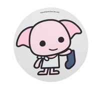 WONDEE Harry Potter Tapis de Souris Rond avec Design Dobby Harry Potter avec Chaussette, Tapis Souris Enfant en Fibre Extrafine, Lavable à la Main et Antidérapant, Disney Harry Potter Cadeaux Fans