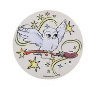 WONDEE Petit Tapis de Souris Hedwig Harry Potter avec Motif Hibou, Tapis de Souris en Fibre Extra Fine et Lavable, Le Pouvoir de la Joie, Cadeaux Disney Harry Potter pour Filles et Femmes