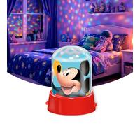 WONDEE Lampe Mickey Mouse Proyecteur Disney, Veilleuse Projecteur Enfant et Bebe de Plafond avec deux Modes de Lumière, Idee Cadeau Bapteme Garcon, Cadeau Enfant 3, 4, 5, 6, 7 ans