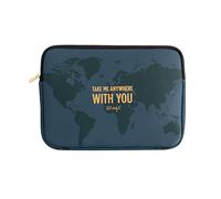 WONDEE Mr Wonderful Sacoche pour Ordinateur Portable et Tablette de 11,6 à 12 Pouces avec Motif d'étoiles Amusantes, Housse pour Ordinateur Portable Compatible avec MacBook Air, Chromebook, etc
